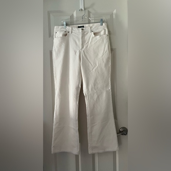Women’s Lauren Jeans Company Ralph Lauren cream bootcut corduroy pants size 12 - Picture 6 of 8